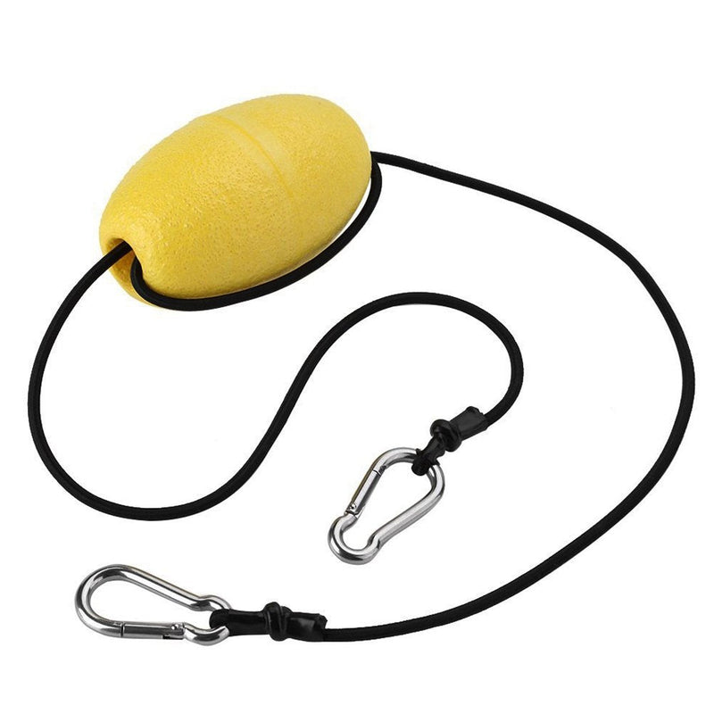 Drift Anchor Tow Throw Leash Line with EVA Buoy Float & Clip for Grip Kayak Canoe Accessories,Floating Anchor Marker Buoy Oval
