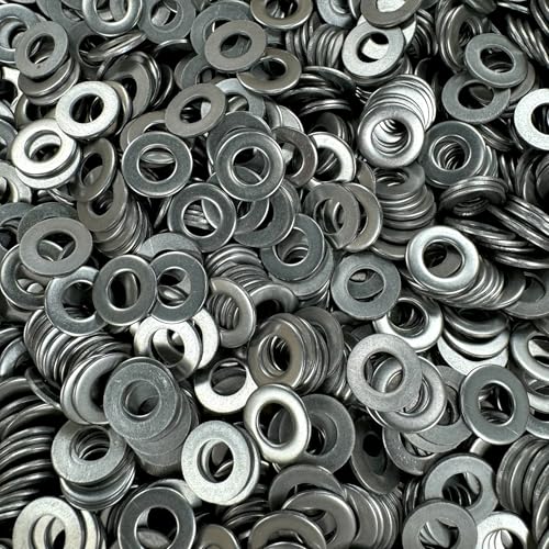 BCP Fasteners 5/16" 304 Stainless Steel SAE Flat Finish Washers, 500 Pack 5/16"