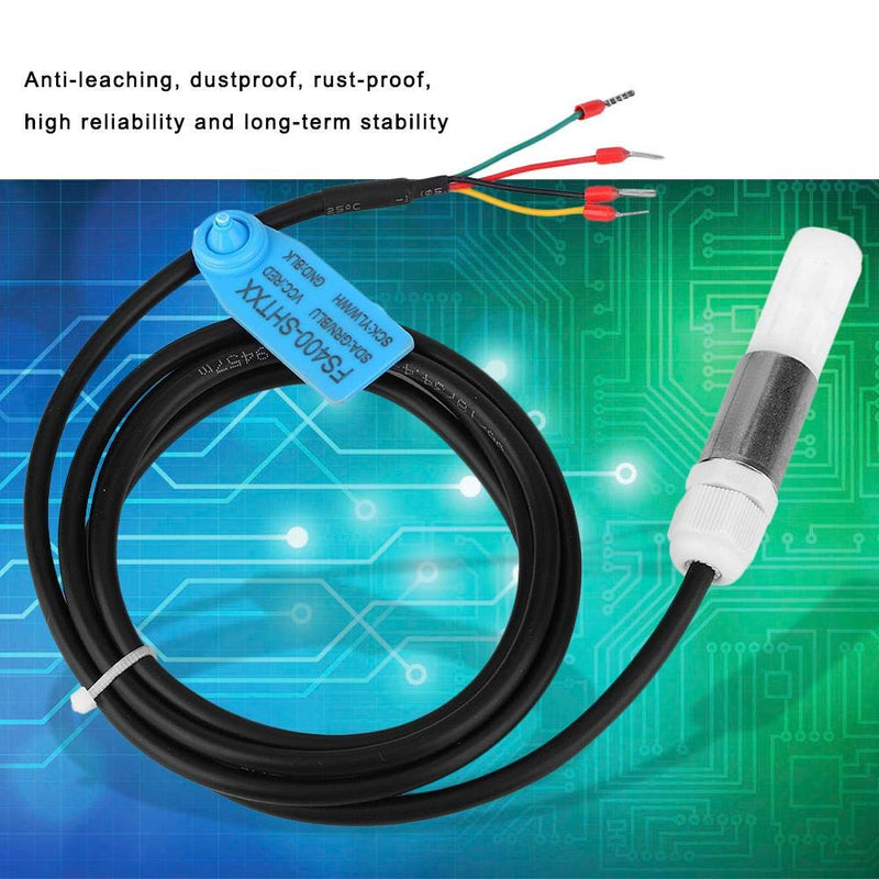 Dustproof FS400-SHT3X Digital Soil Temperature Humidity Sensor Probe Made of Stainless Steel and Plastic Housing with I2C Output(SHT31) SHT31