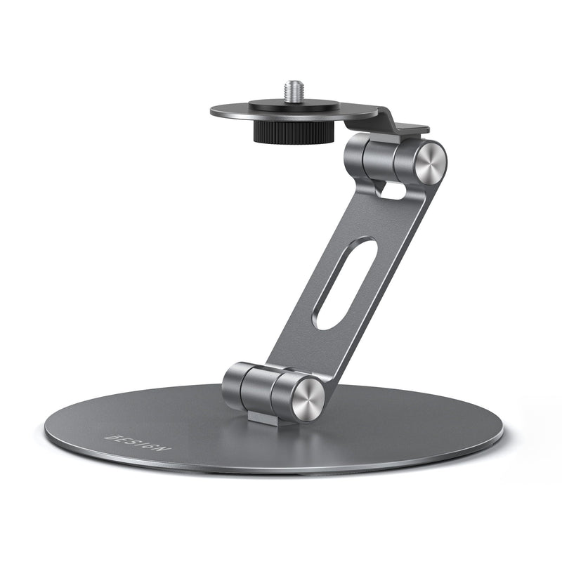 BESIGN PS01 Projector Foldable Mount Stand, Angle Adjustable Projector Stand with 1/4 inch Mounting Screw