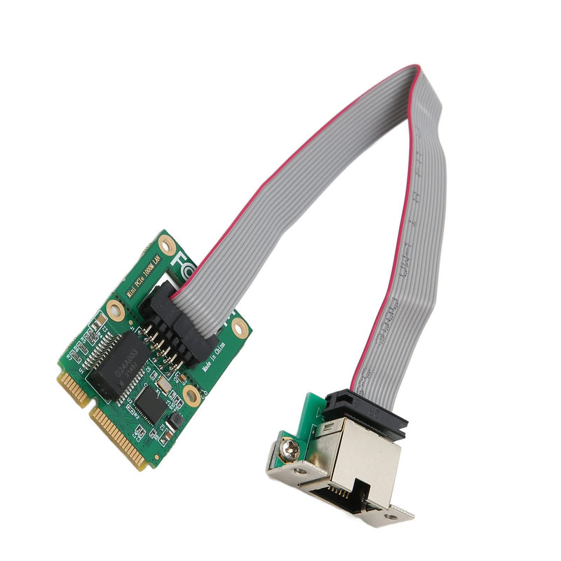 Mini PCIe Network Controller, PCI Express Ethernet with RJ45 LAN NIC, Gigabit Ethernet Support 10 100 1000M