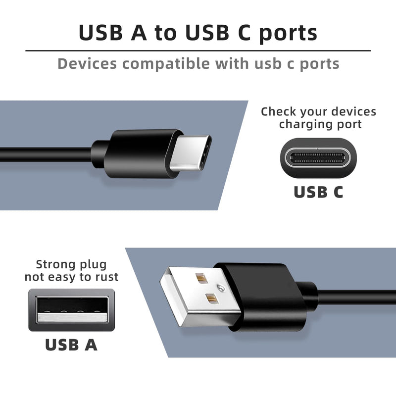 3 Pack 10W USB C Tablet Charger Cable for All New Kindle Scribe,New Fire HD 8 10 Kid Pro,Paperwhite 11th 12th 13th Gen 2021 2022 2023,Signature Edition,Newer Kindle Fire HD Tablets Charging Cord 10ft 10 Feet 3 Pack