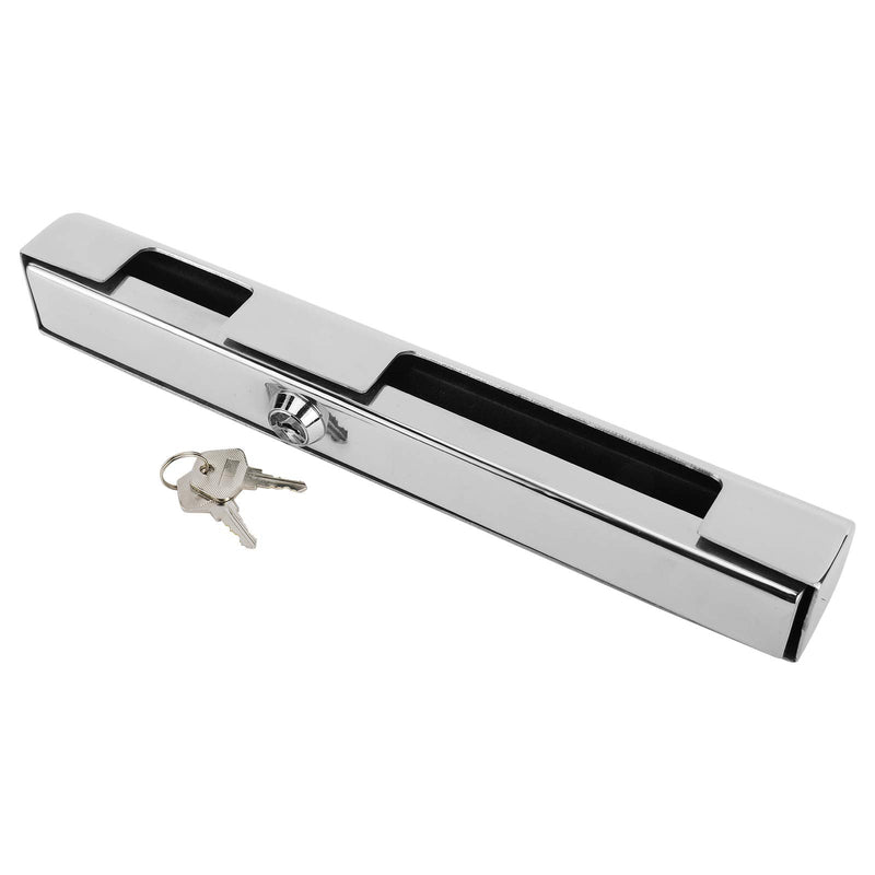 YaeMarine Stainless Steel Outboard Motor Lock, Heavy Duty, Brass Lock, Fits Most Outboards, Prevents Theft & Clamp Loosening