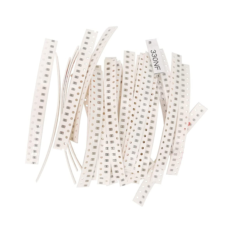 Harissess 620pcs 31 Values 20 Each 0805 SMD Resistor Kit 1pF-1uF Chip Ceramic Capacitor Electronic DIY Kit (620pcs 31 Values 0805) 620pcs 31 Values 0805