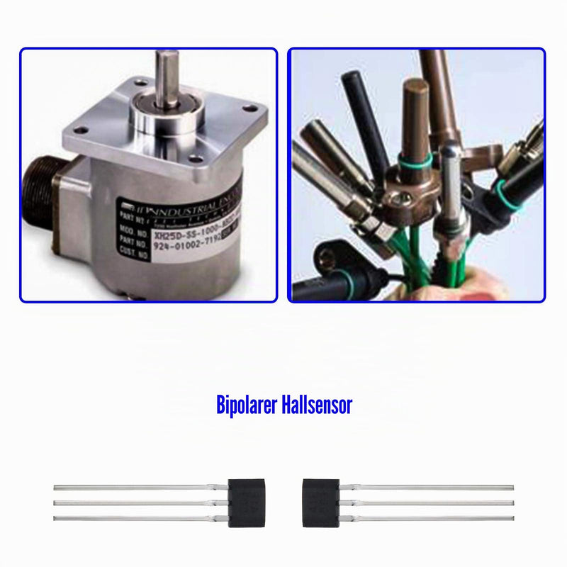 OTOTEC 12pcs. 41F TO-92S SS41F 0H41 SH41 S41 Bipolar Hall Effect Sensor Magnetic Detector 3-Pole Sensor for Motor Vehicles Electric Cars Automotive Engine Industry