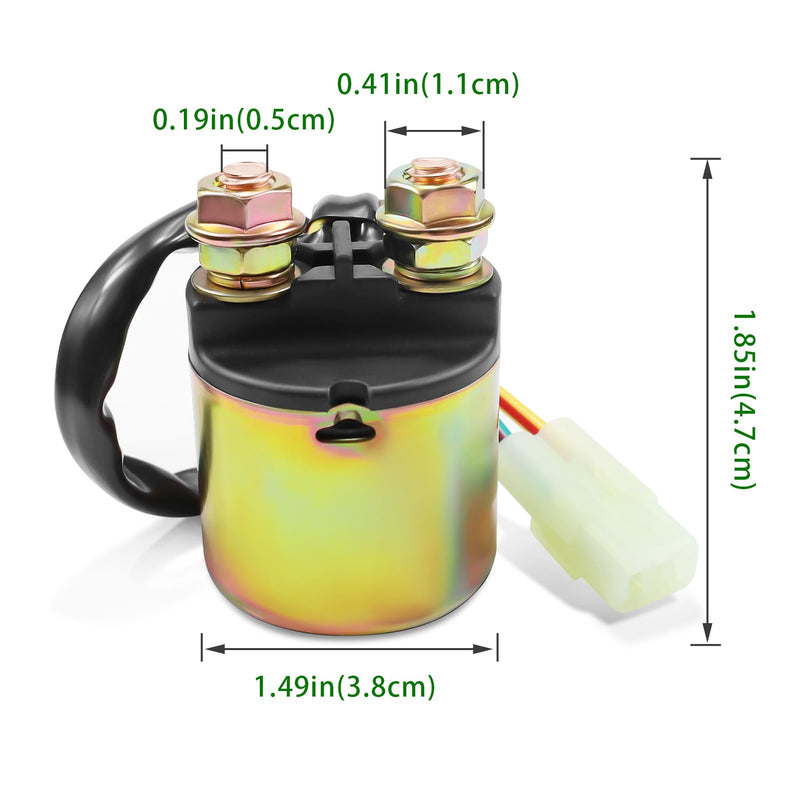 Rancher 350 Starter Solenoid Relay for Honda TRX350 2000-2006 /TRX500 Foreman 500 /Rancher 420 TRX420/TRX450 Foreman 450 ATV 35850-HM7-000 ATV 01