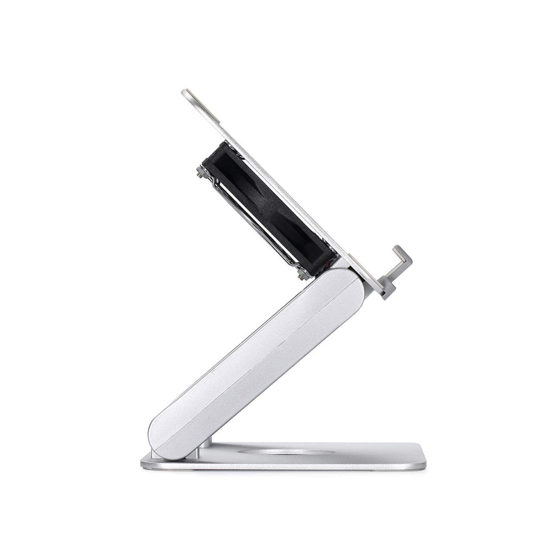 KABCON Surface Pro Tablet Stand with Quiet Cooling Fan for Microsoft Surface & iPad Pro/Air/Mini,Samsung Galaxy,Up to 13'' Tablets Silver