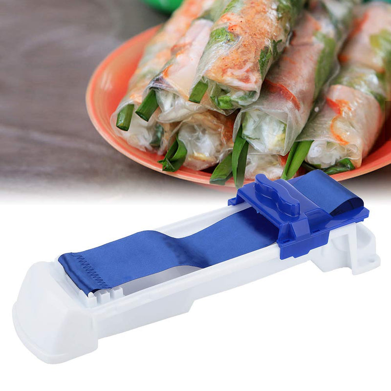 DIY Plastic Vegetable Meat, Spring Roll Wrapper Vegetable Meat Rolling Tool Rolling Tool Sushi Maker Making Home Kitchen Tool (2 Trumpets)