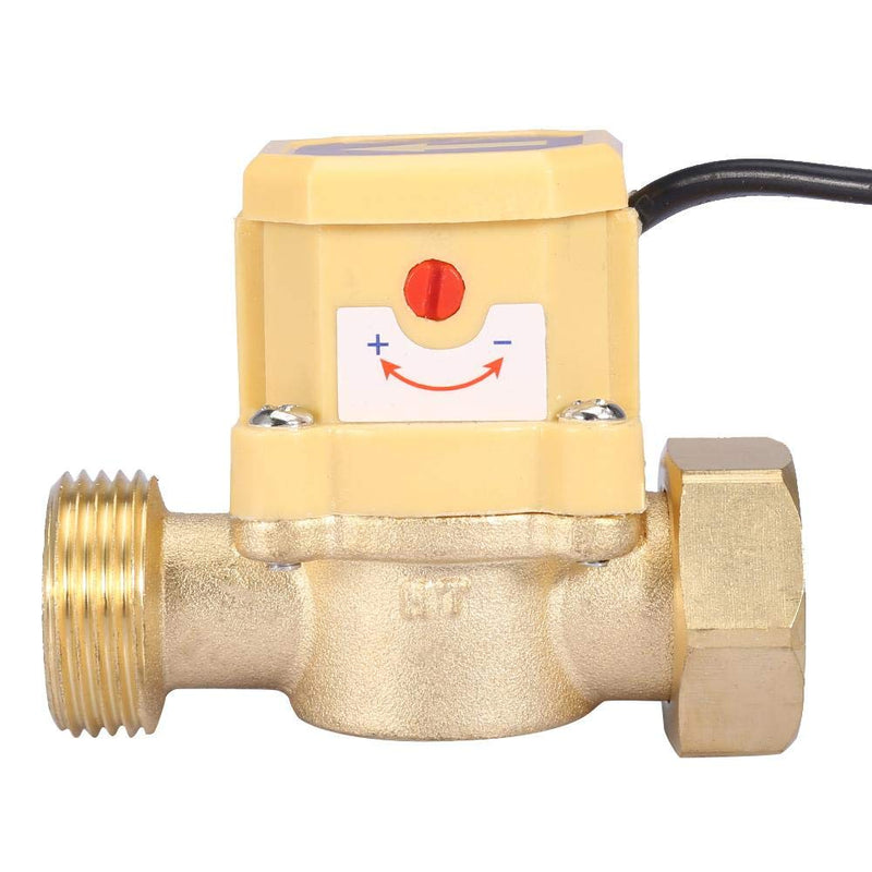 Flow Sensor Switch Thread G3/4-G3/4 Water Pump Adjustable Flow Sensor Pressure Automatic Switch 220V (Model: HT-200)