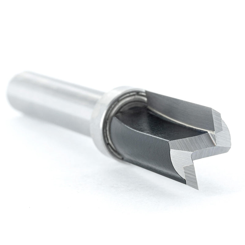 ENT 11652 flush cutter HW, shaft (S) 8 mm, diameter (D) 12 mm, NL 25 mm, SL 38 mm, GL 68 mm, with ball bearing on the shaft D=12 / NL=25 / GL=68