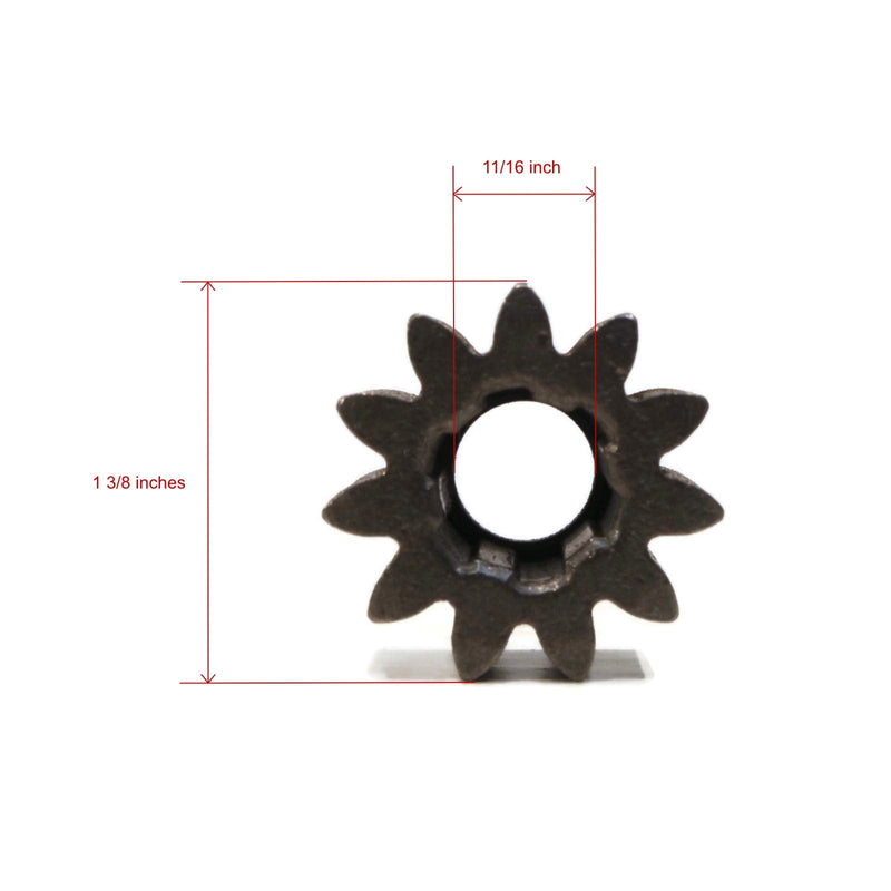 The ROP Shop | Pinion Gear for John Deere L118 - PC9358, L120 - PC9290, L130 - PC9291 Tractors