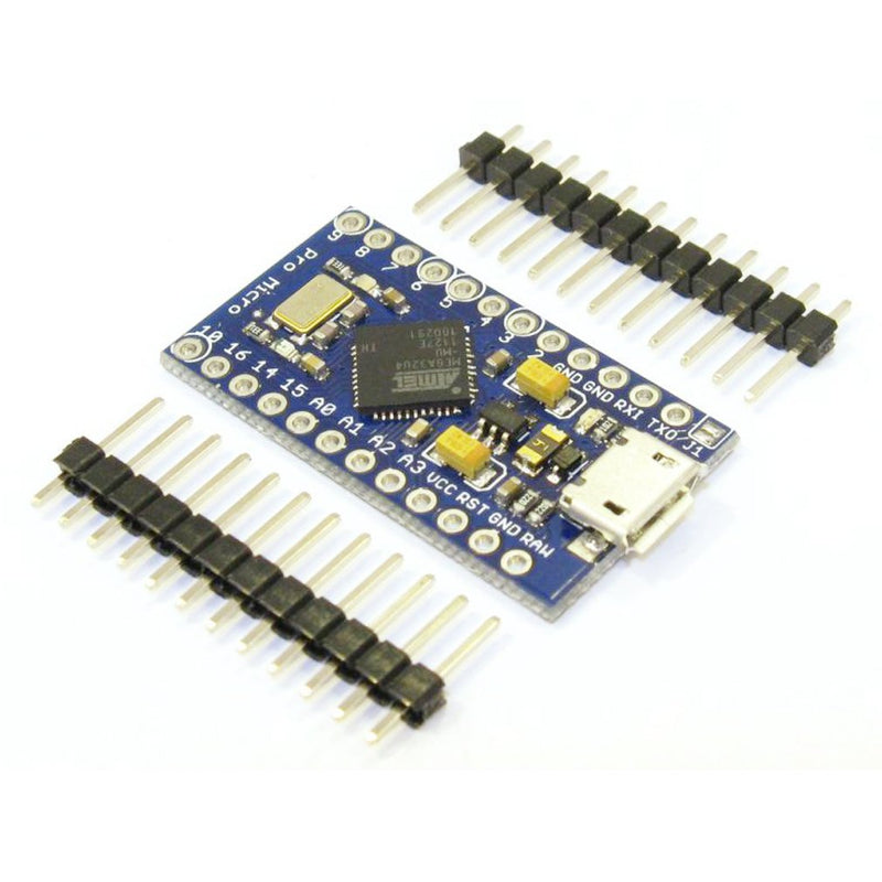 HiLetgo 3pcs Atmega32U4 5V 16MHz Bootloadered IDE Micro USB Development Board Microcontroller Compatible to Arduino Pro Micro Serial Connection with Pin Header