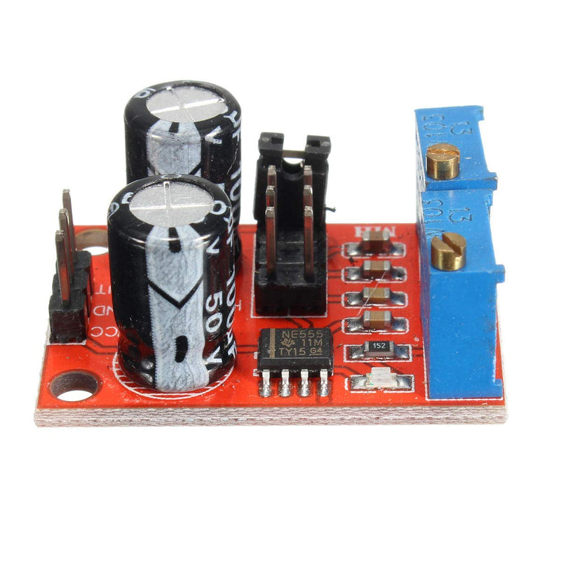 DollaTek 5Pcs NE555 Pulse Frequency Duty Cycle Adjustable Modules Square Wave Signal Generator