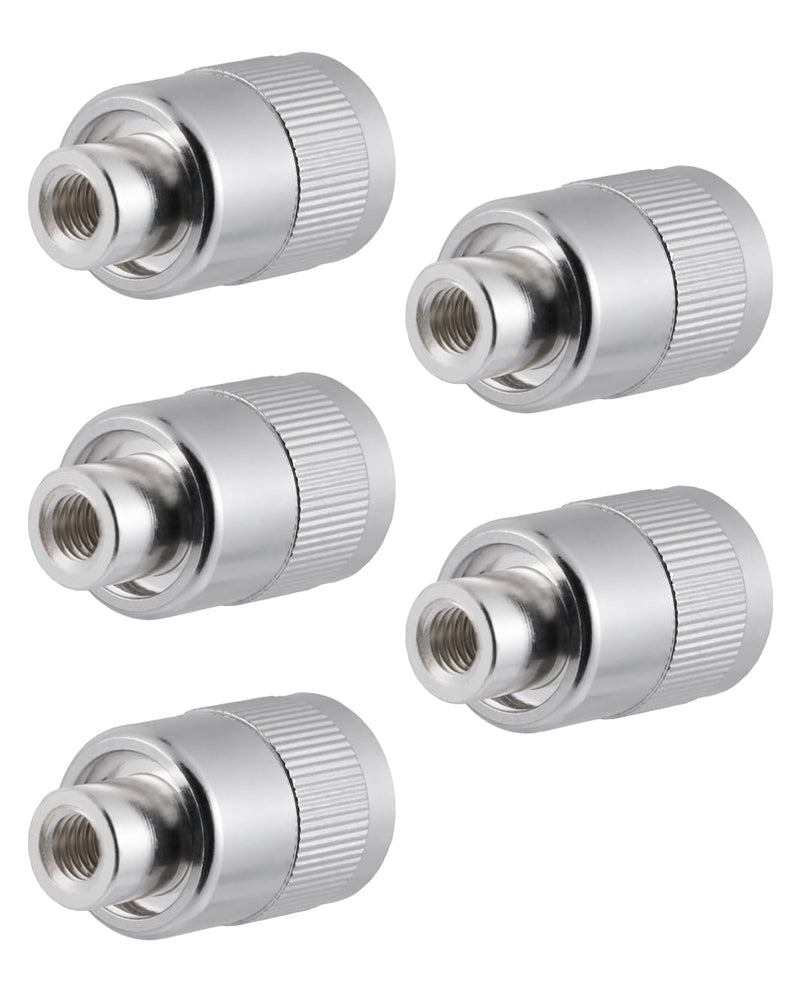 Vecys 5pcs PL259 UHF Male Connector 50 Ohm PL259 Male Plug Crimp RF Coaxial Plug Adapter for RG58 VLMR195 RG142 RG400 Low Loss Coaxial Cable PL259 for RG58/RG400