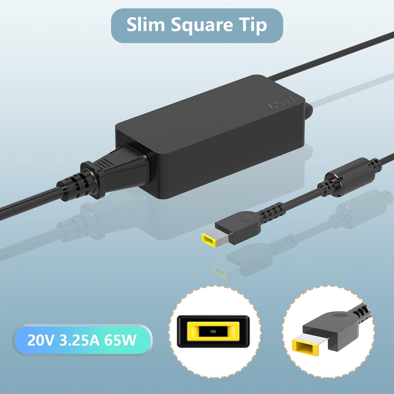 65W Thinkpad AC Charger for Lenovo Thinkpad T470 T470S T460 E531 E440 L470 L440 ADLX65NLC2A ADLX65NCC3A ADLX65NCC2A Laptop Adapter