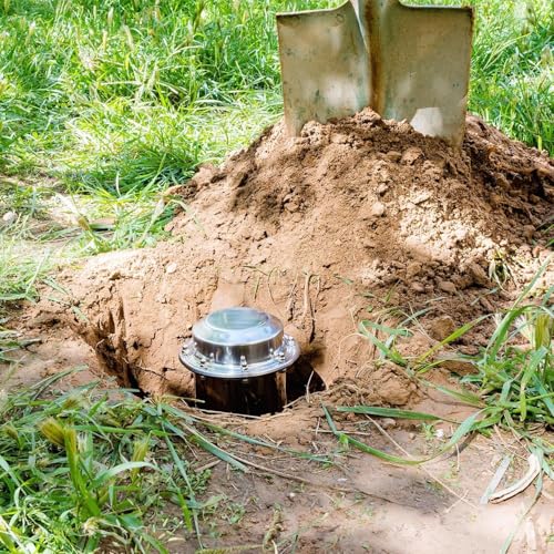 Time Capsule Made of Stainless Steel – Lockable Container for the Future Time Container for Burying Waterproof Corrosion Resistant and Impact Resistant Time Capsule (26 cm / 10.2 inches)