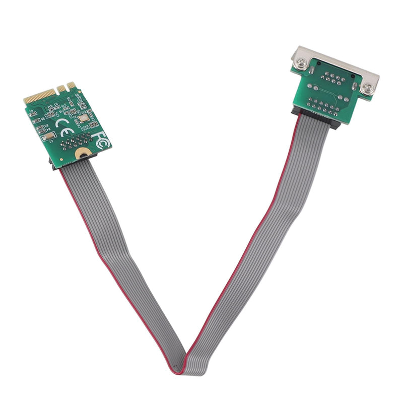M.2 2.5G Ethernet Network Card, 2.5G/1G/100Mbps Single Port RJ45 M.2 A E to RTL8111H Gigabit Ethernet Card for Desktop PC, for 7, for Linux