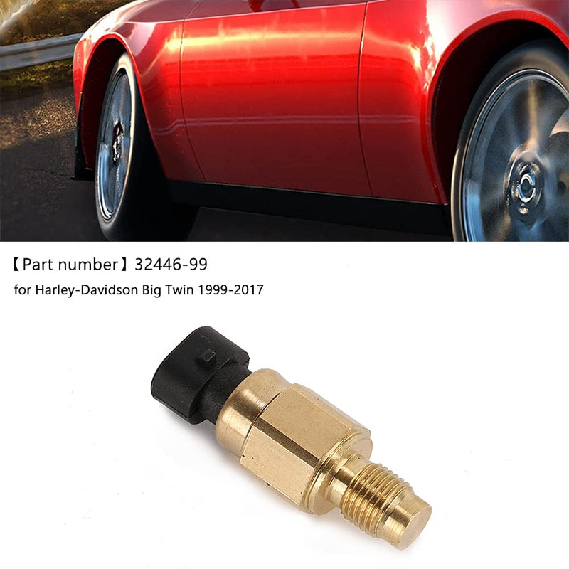 SOYATER 32446-99 2 Pins Engine Temperature Sensor for Harley-Davidson Big Twin 1999-2017 3244699