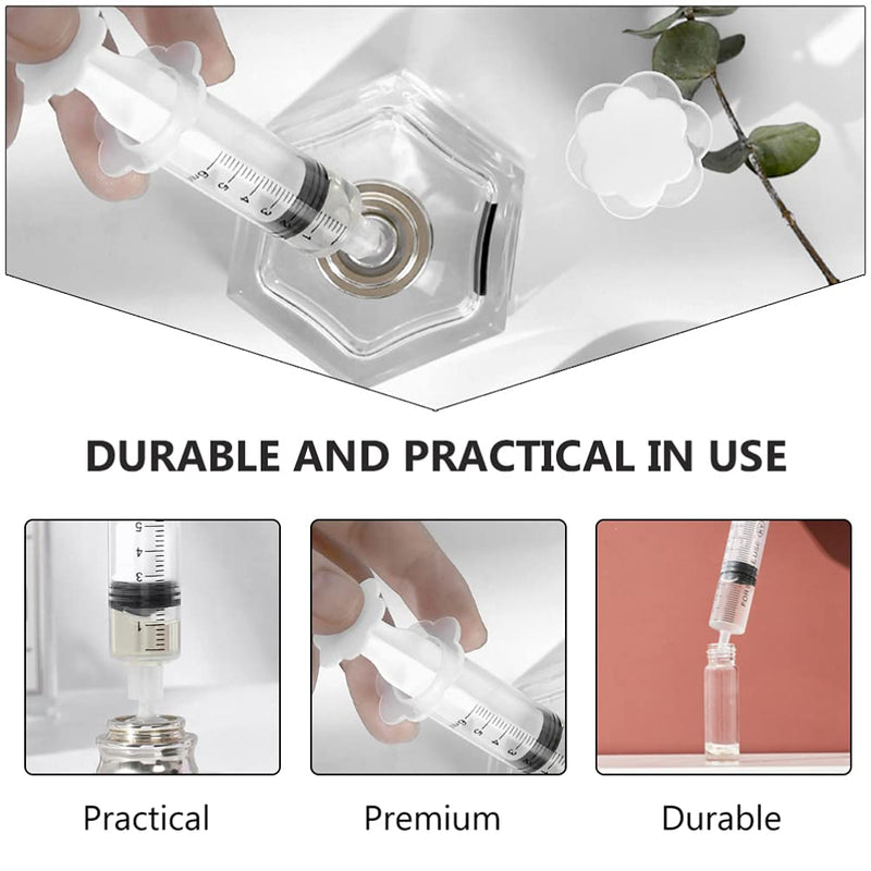 Minkissy 1 Set 10Ml Perfume Dispenser Pump Perfume Extraction Plastic Adapter Syringe Pump for Travel Refillable Perfume Spray Bottle Syringe