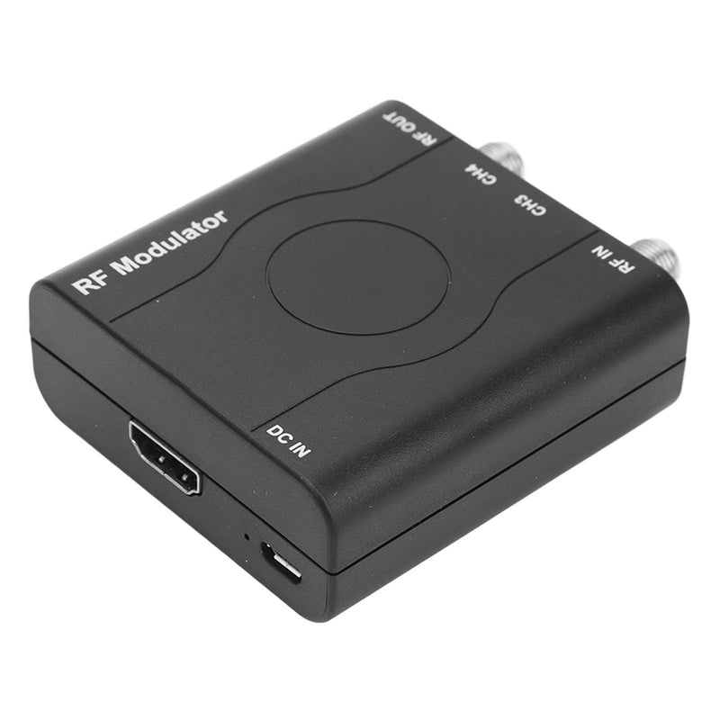Yoidesu RF Modulator Coax Adapter VHF HD Digital Video Input Converter, Support NTSC Format Output 1080P PLL Control of VHF Operating Frequency, HDM61 to RF Modulator