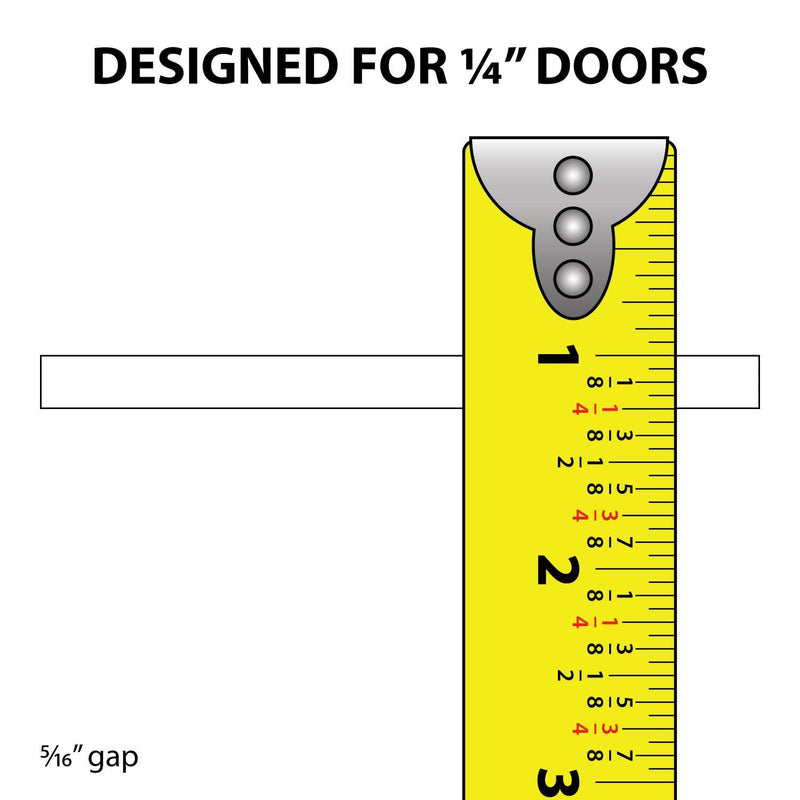 1/4" Panel Sliding Door Track - 48" Black Plastic Upper & Lower Set, USA Made, Pack of 1 - Outwater 4 Feet (48 Inches)