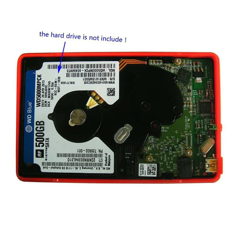 chenyang SFF-8784 SATA Express to USB 3.0 Hard Disk Case Enclosure for Ultra Slim Hard Disk SSD WD5000MPCK WD5000M22K WD5000M21K Black SFF-8784 to USB