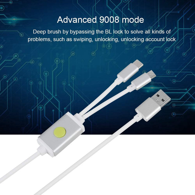 Open Port 9008 Mode Deep Flash Cable for Phones with BL Locks, Solve Problems with CPU, Advanced 9008 Mode, Unlocking and More