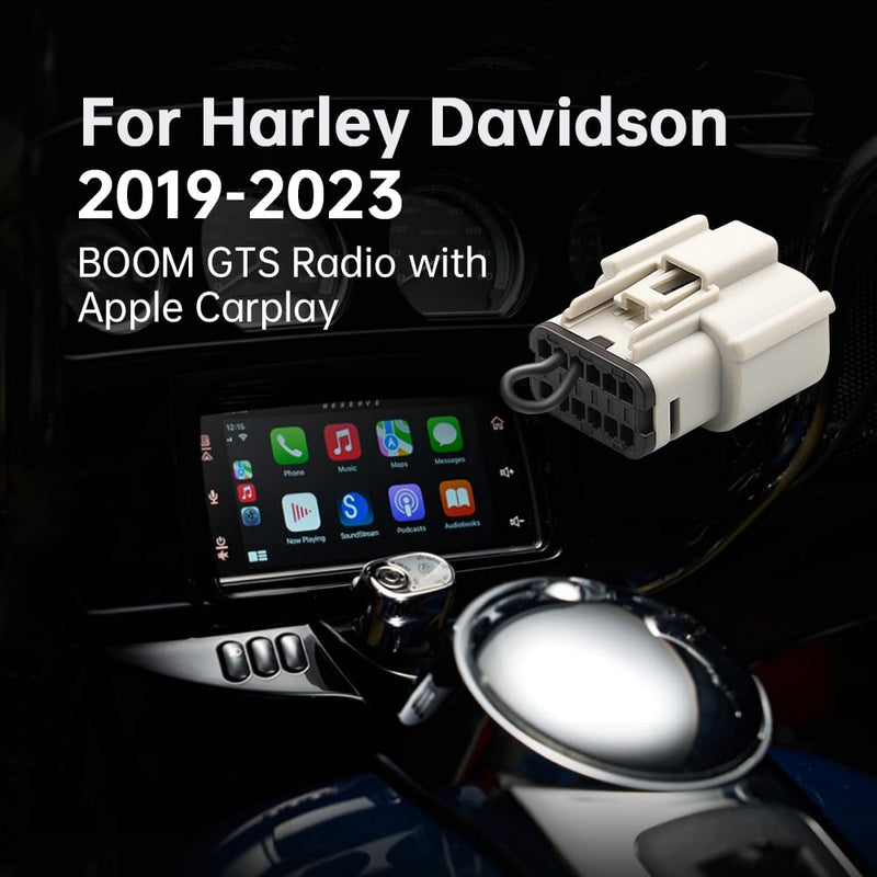 Apple Car Play Jumper Plug for 2019-2023 Harley Davidson Road Glide, Street Glide and HD Ultra Limited with Apple Carplay