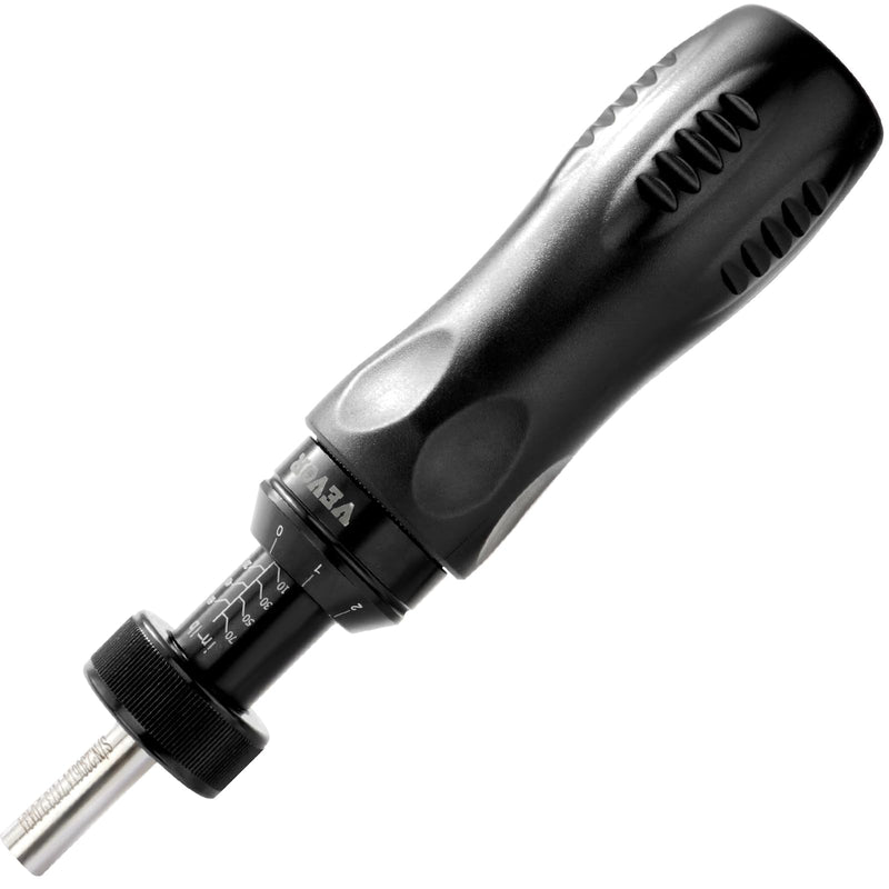 VEVOR 1/4" Drive Screwdriver Torque Wrench with Scale, 10-70 in/lbs Torque Range, 1 in-lbs Torque Increment Torque Screwdriver with Bits & Case Pro 10-70 in-lb