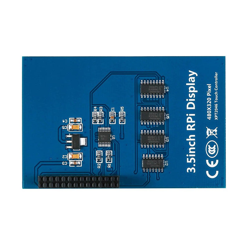 ELEGOO Display 3.5" Inch TFT LCD Touch Screen Monitor 480x320 for Raspberry Pi with All Data and Touch Pen (SPI Interface)