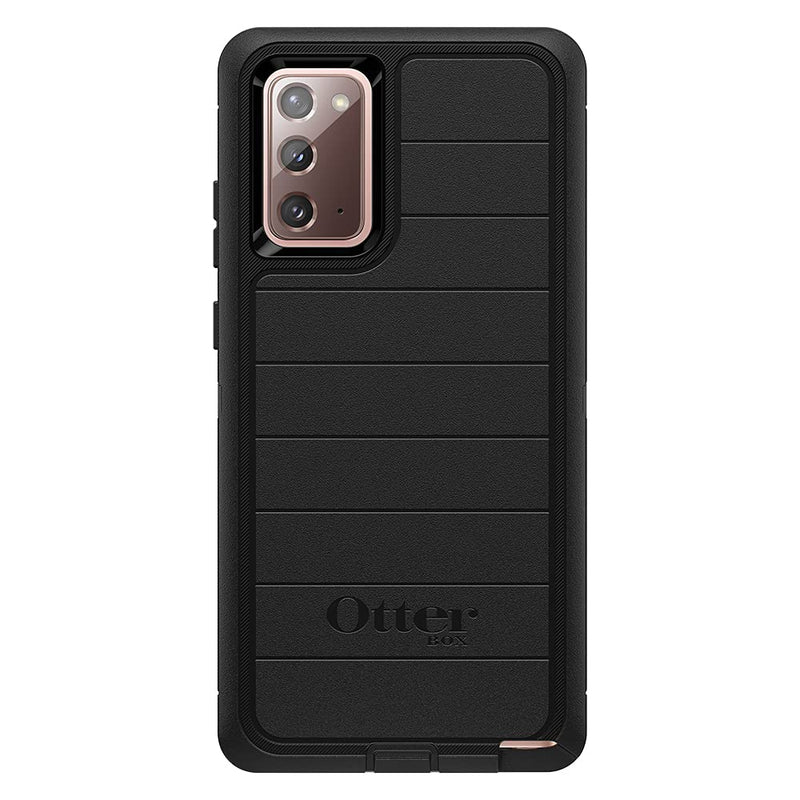 OtterBox Defender Screenless Series Rugged Case & Belt Clip Holster for Galaxy Note 20 Ultra 5G (ONLY) Retail Packaging - Black - with Microbial Defense