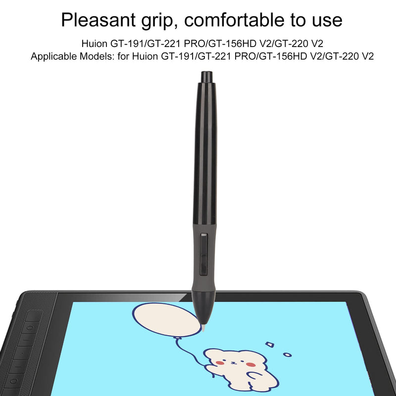 Yoidesu Pen, PEN68D Drawing Tablet Pen 8192 Level Pressure Battery Pen for Huion Graphics Tablet GT‑191/GT‑221 PRO/GT‑156HD V2/GT‑220 V2
