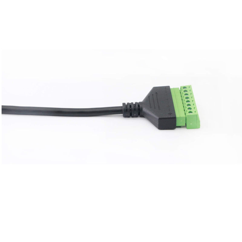 RJ45 screw terminal adapter, RJ45 male to terminal block 8-pin adapter RJ45 female to 8 pin