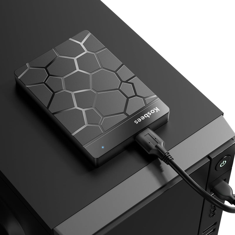 500 GB External Hard Drives,Portable Hard Drive for Windows,Ultra Slim External HDD Store Compatible with PC, MAC,Laptop,PS4, Xbox one, Xbox 360;Plug and Play Ready 500 GB
