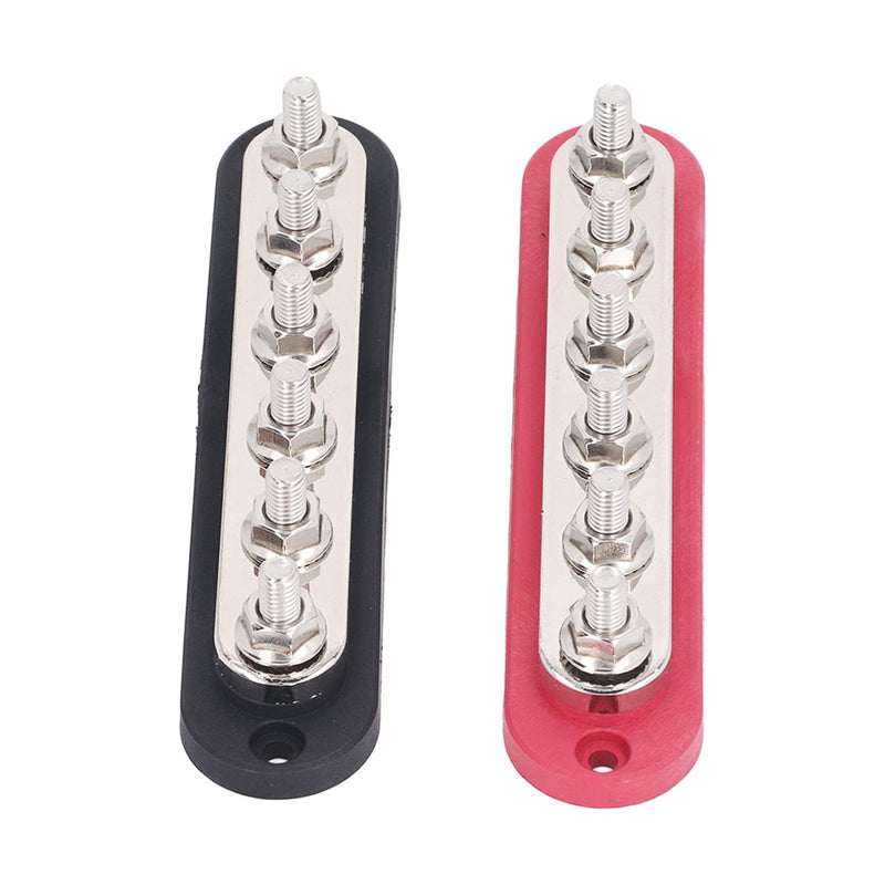 2pcs Terminal Busbar 300A 12-48V Busbar 300A 12-48V Power Distribution Blocks