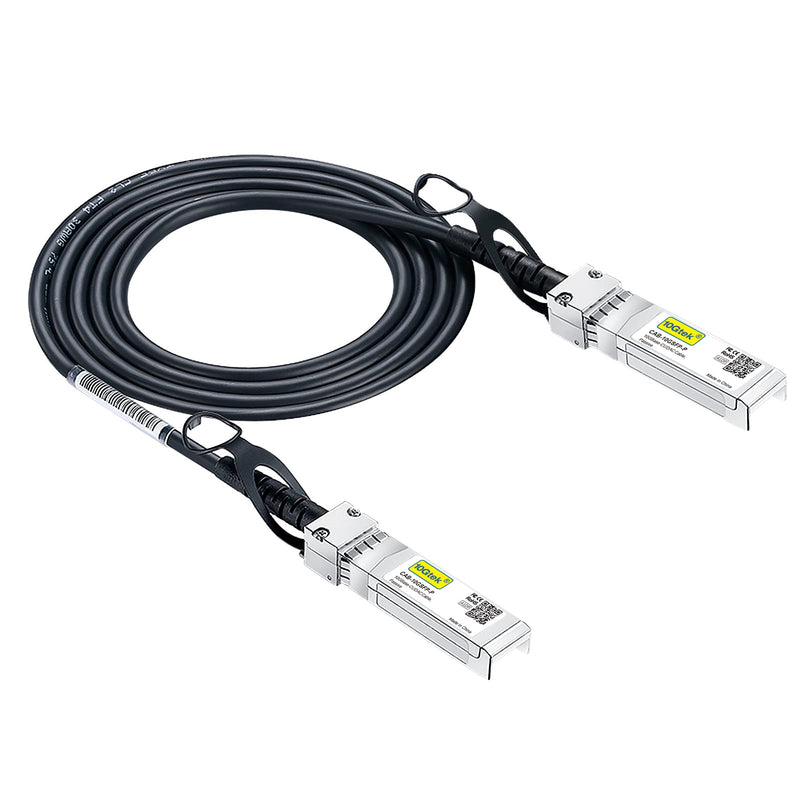 10Gtek 10G SFP+ DAC Twinax Cable, SFP+ to SFP+ Direct Attach Copper Passive for Cisco SFP-H10GB-CU1.2M, Ubiquiti UniFi, Meraki, Mikrotik, Fortinet, Netgear, D-Link, TP-Link and More, 1.2-Meter(3.9ft) 1.2m X1