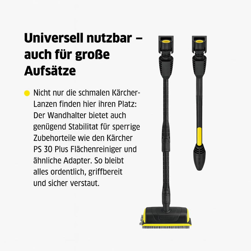 Wall Bracket for 6x Kärcher Pressure Washer Lances Pressure Washer Accessories, Compatible with Kärcher Lances and Attachments, Storage Holder, Garden Accessories