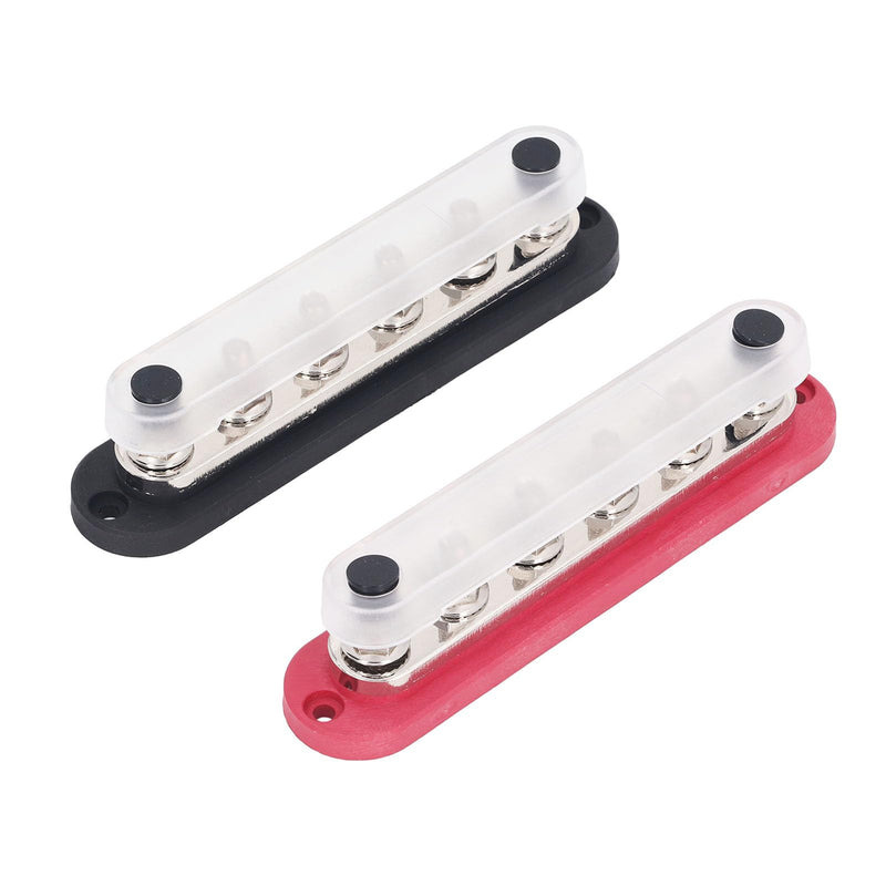 2pcs Terminal Busbar 300A 12-48V Busbar 300A 12-48V Power Distribution Blocks
