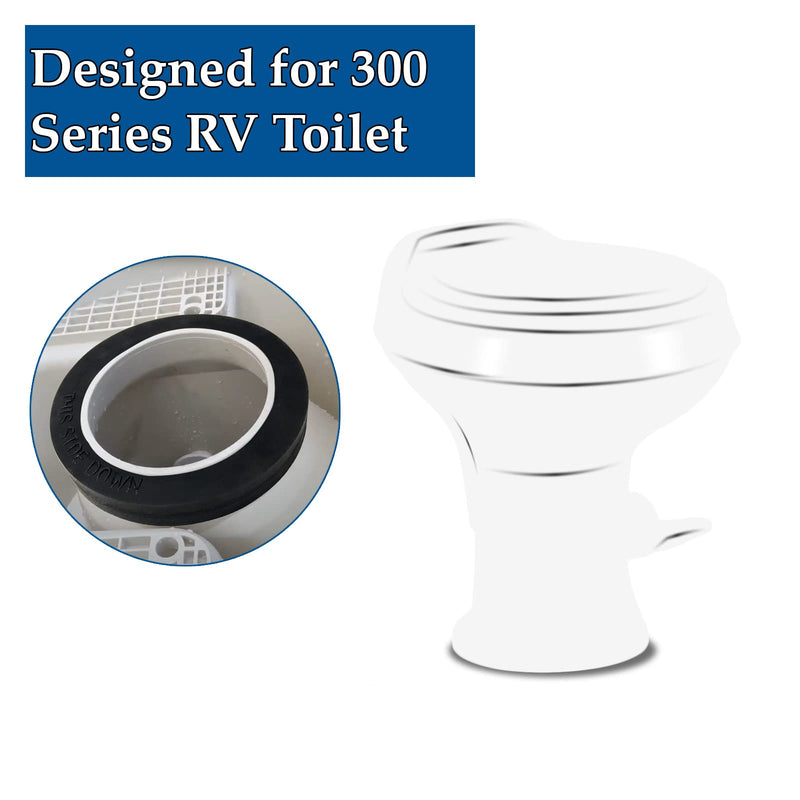 RV Toilet Seal, 385311652 RV Toilet Gasket Compatible with Dometic 300/310/320 RV Toilets, RV Toilet Replacement Seal Parts for 310 RV Toilet Repair Seal Flange Kit 385311652 RV Toilet Seal