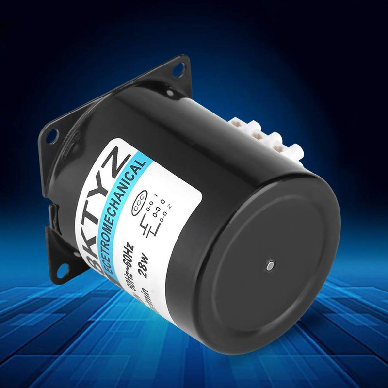 Nikou Synchronous Motor, 68KTYZ AC220V 28W Permanent Magnet Synchronous Gear Motor CW/CCW 20rpm (Size: 20r/min)