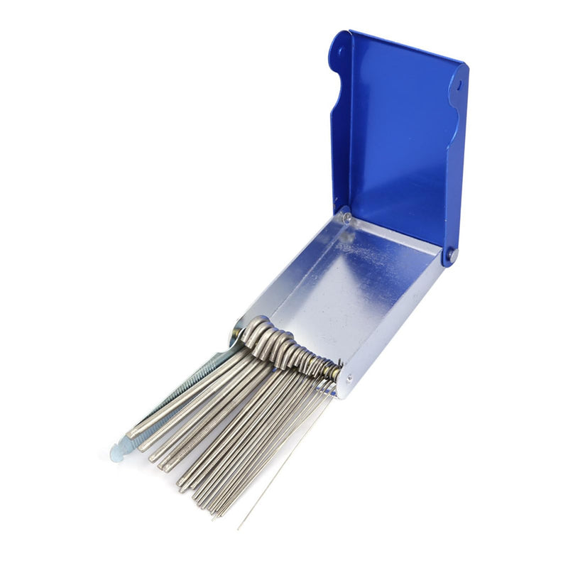 21 Piece MIG Torch Welding Nozzle Cleaning Kit Soldering Accessories with Nozzle Reamer and Cleaning Brush for Gas Welding - WH-YWBL