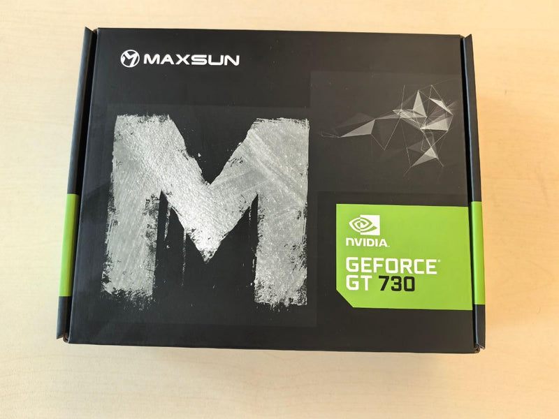 maxsun GeForce GT 730 4GB Video Graphics Card GPU for Computer PC ITX Single Slot PCI Express 4xHDMI, 4K Quad Monitor Multi Screen 4G 4xHDMI