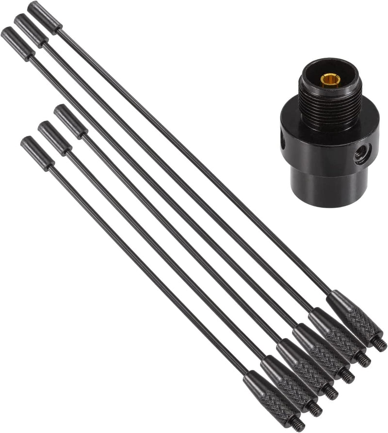 UHF Fiberglass Antenna with Ground Plane Kit, 400-470mhz GMRS Base Antenna, 17 inches SO239 Connector for Ham Radio Scanner, Device Repeater, Mobile Transceiver 17" UHF/GMRS Base Antenna-2.5dBi