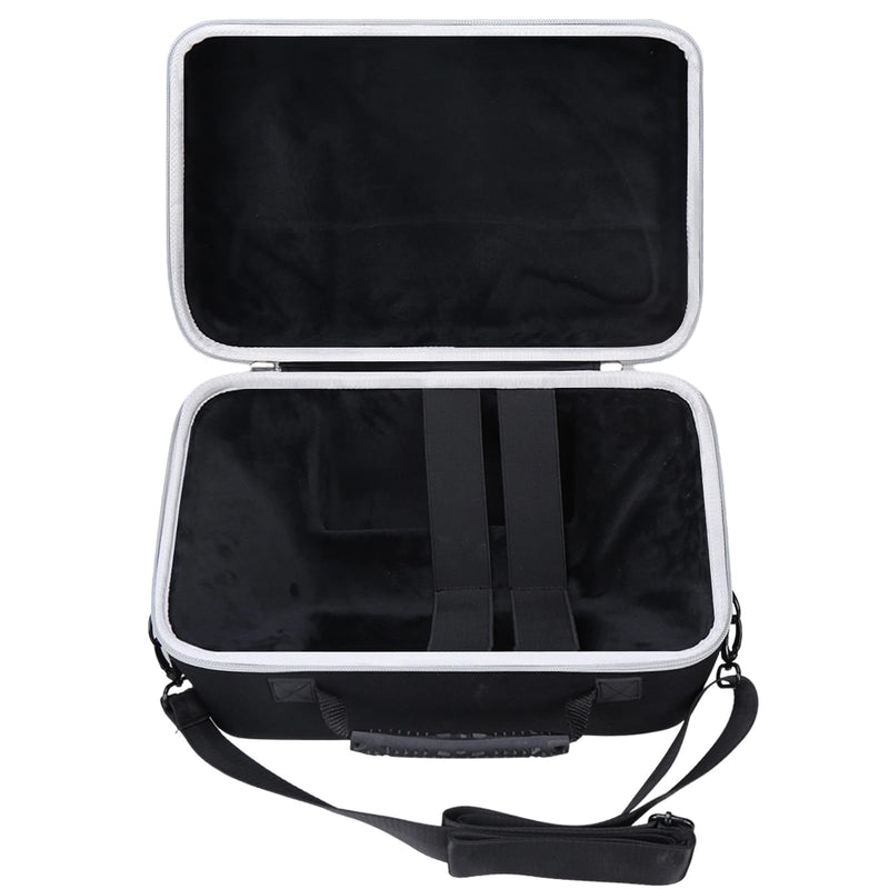 Hard Document Scanner Carrying Case for Plustek Photo Scanner - ephoto Z300, Scan 4x6 Photo in 2sec, Auto Crop and Deskew CCD Sensor, Protective Carrying Storage Bag(ONLY CASE) (Black + Gray) Black & Gray