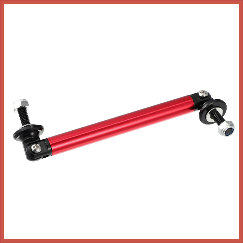 ACROPIX 1pair 100mm 3.94" Splitter Support Rods Adjustable Front Rear Bumper Lip Splitter Strut Rod Tie Support Bars Fit Most Vehicle Red Car Parts