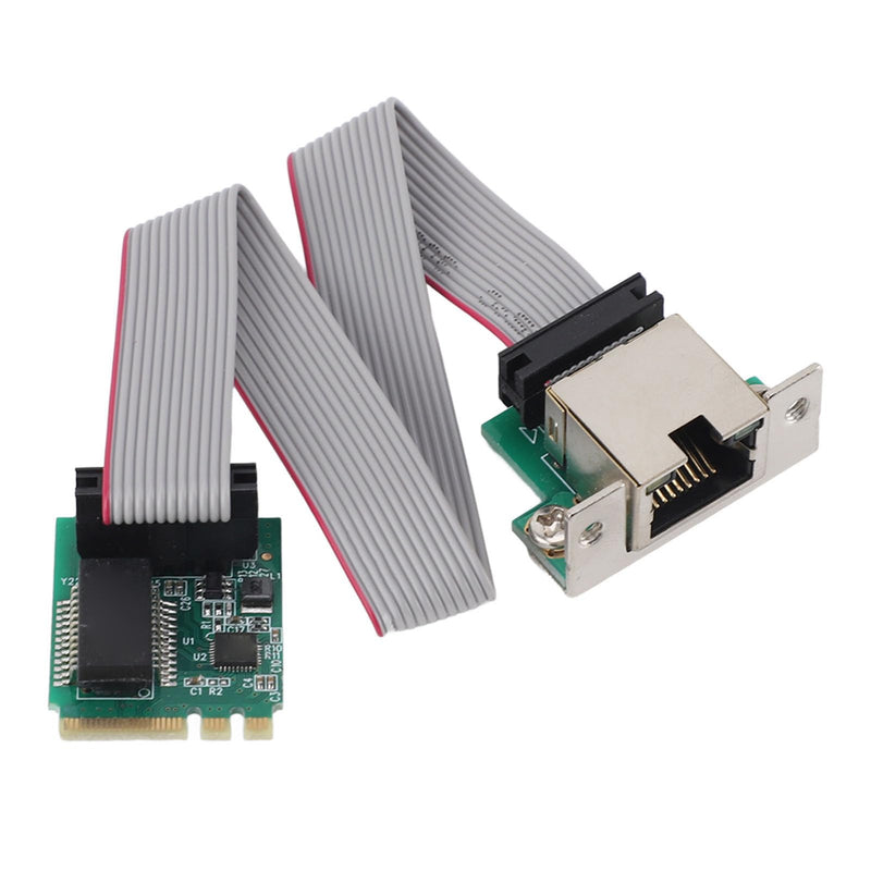 M.2 2.5G Ethernet Network Card, 2.5G/1G/100Mbps Single Port RJ45 M.2 A E to RTL8111H Gigabit Ethernet Card for Desktop PC, for 7, for Linux