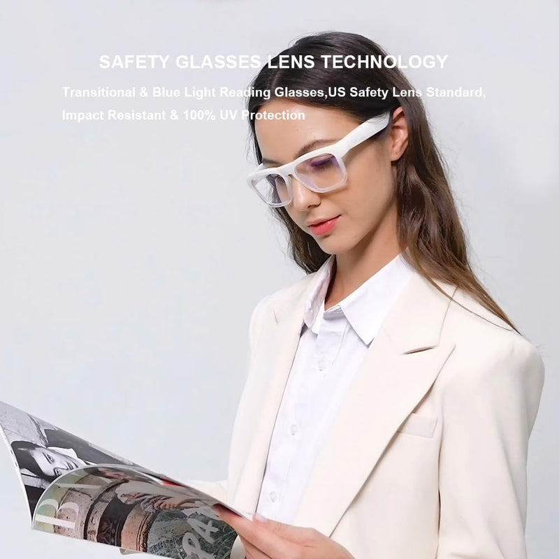OhO Smart Glasses,32G MP3 Bluetooth Sunglasses with Open Ear Speaker Headphone, Indoor&Outdoor Sports,Polarized UV Protection,For Men Women 32 GB