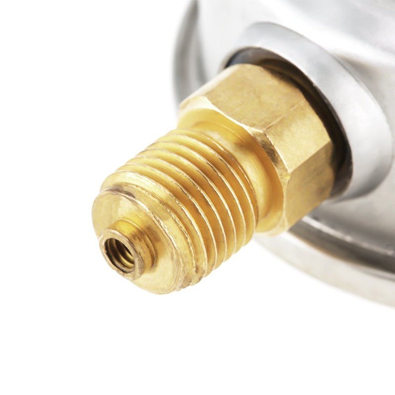0-400BAR 0-5800PSI G1 / 4 63mm Dial Indicator Hydraulic Pressure Gauge High Precision REUSABLE PACKAGING socialme-eu