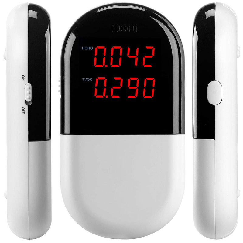 AGT pollutant measuring device: indoor air measuring device for HCHO & volatile organic compounds (TVOC) (pollutant measuring device, indoor air, formaldehyde measuring device, measuring pollutants)