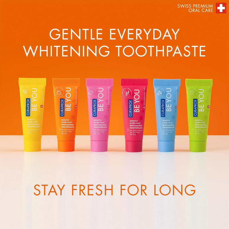Curaprox Be You Six Taster Pack Whitening Toothpaste